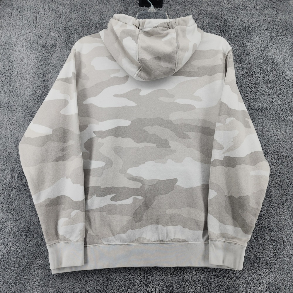 Nike Hoodie Mens XL Camo Club Fleece Full Zip Kangaroo Pocket Logo Streetwear - Picture 4 of 12